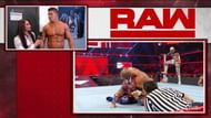 The match was interrupted by Superstars debating backstage on who would face Lesnar